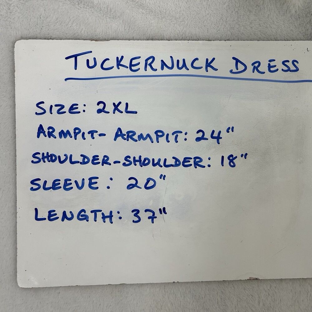 Tuckernuck Bonnie Blossom Megan Mini Floral Shift Dress 2XL Blue Summer Casual - Picture 14 of 14